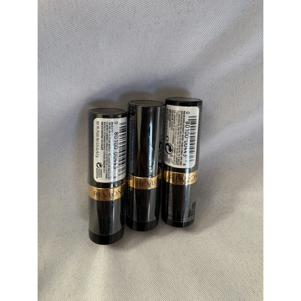 NEW Revlon Super Lustrous Lipstick 525 Wine With Everything Creme 3 Pack Sealed